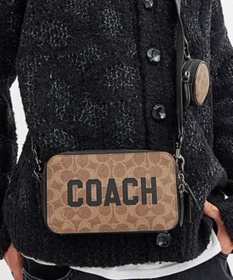 ＜COACH＞チャーター　スリム　クロスボディ・シグネチャー　キャンバス・コーチ　グラフィック
